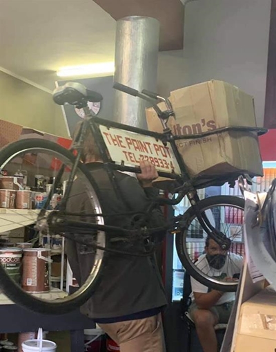 Paint Pot se fiets na 2 dae weer gevind