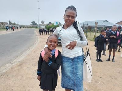 Oyintando confident on first school day