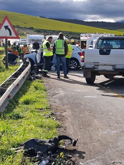 Stop and go on N2 near Goukou-brug