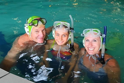 Underwater hockey back with a blast