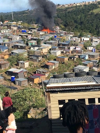 Fire in Thembalethu destroys eight structures 