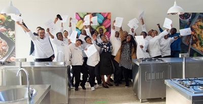 Catering students earn certificates