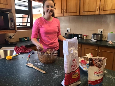 Home-baked cookies to thank hospital staff