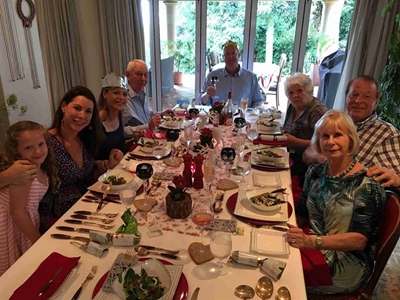Heavenly dishes at Chantal's Christmas table