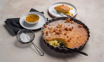 Sunday spoil: Baked coconut pudding