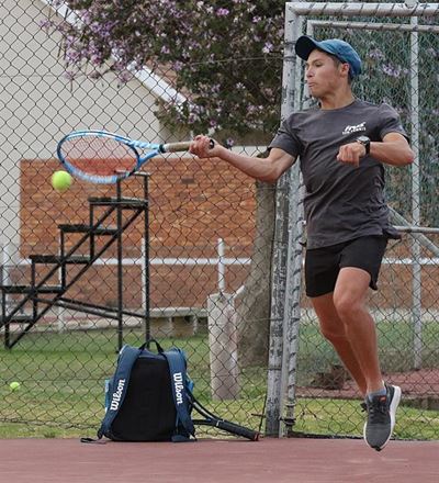 Van der Merwes geen tennisgrap nie
