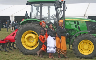 Local farmers get title deed and vehicles