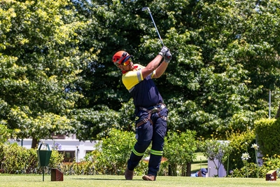 Gholfspelers span saam vir Sarza Garden Route