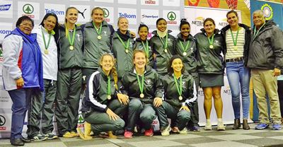 Eden-netbalspan ís toe goud werd