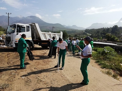 Cleaning of Street in Blanco