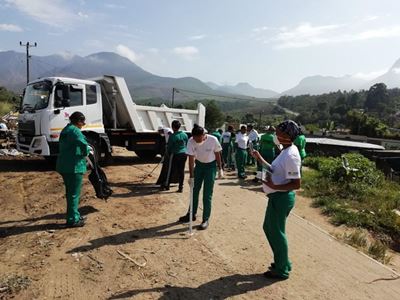 Cleaning of Street in Blanco