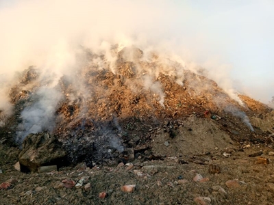 Update: smouldering fire at George landfil site