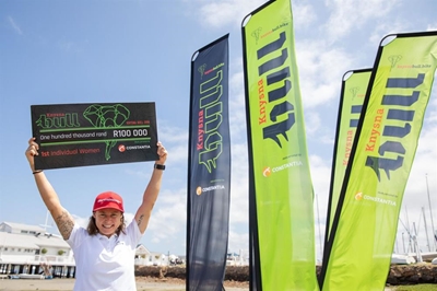 Matt Beers wins R100 000 on home turf in Knysna Bull