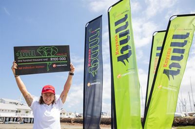 Matt Beers wins R100 000 on home turf in Knysna Bull
