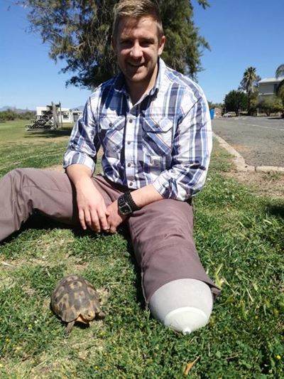 Steungroep vir mense met prosteses in die pyplyn