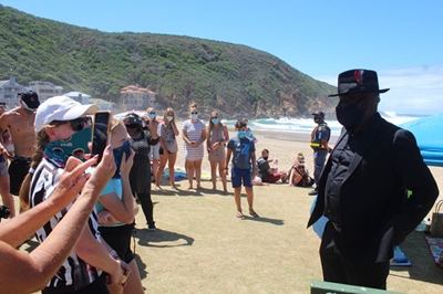 Top cop’s spot check on Southern Cape beaches
