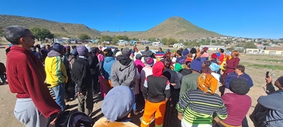 Galada halves public land meeting