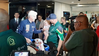 Turkey earthquake: Winde welcomes back rescuers