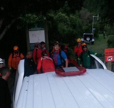 Tourist injured on hiking trail