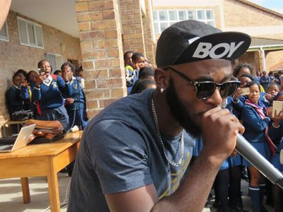 Learners ecstatic about celebrity visits