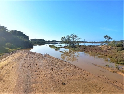 Application to mechanically open Little Brak River