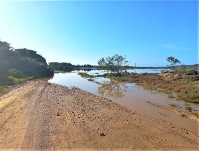 Application to mechanically open Little Brak River