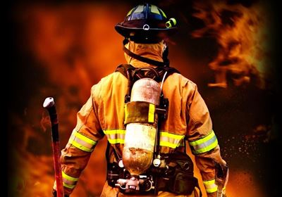Local firefighters full of fire for firefighting games