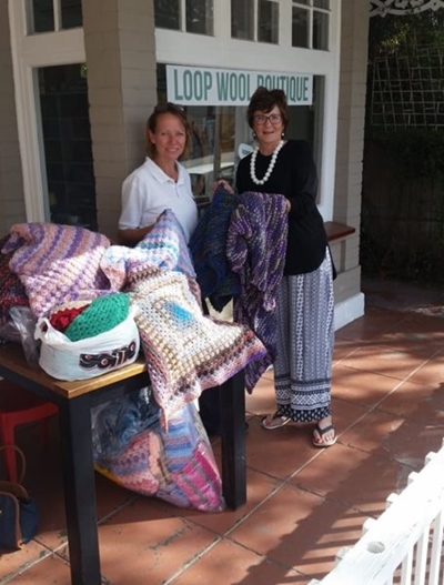 Beautiful blankets donated to SPCA