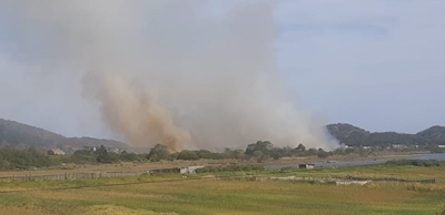 Boot slaan aan brand