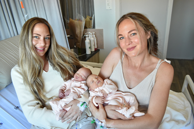 Mossel Bay twins both give birth on their birthday