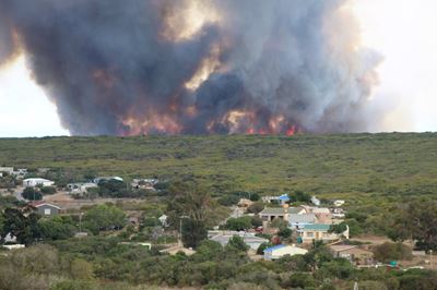 Vinnige optrede beperk skade tydens Melkhoutfontein-brand