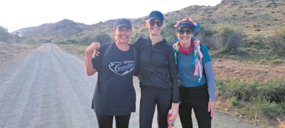 A hobble and a hike for Hospice