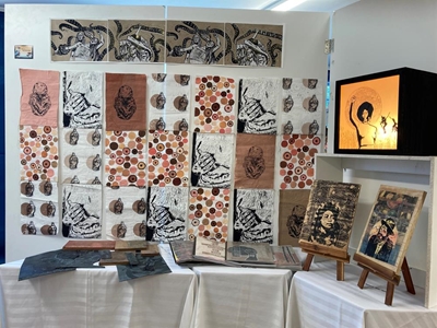 York High matrics exhibit their art
