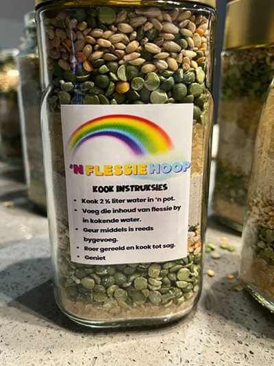 Hot soup, 'Jars of Hope' handed out 