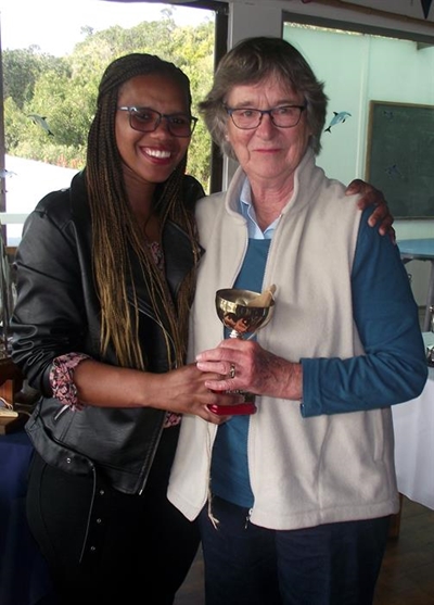 Prize-giving at George Lakes Yacht Club