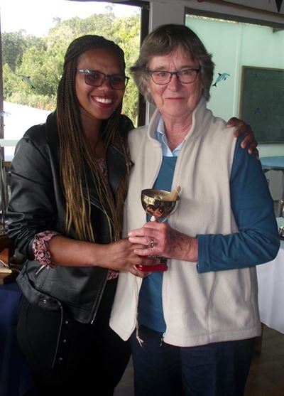 Prize-giving at George Lakes Yacht Club