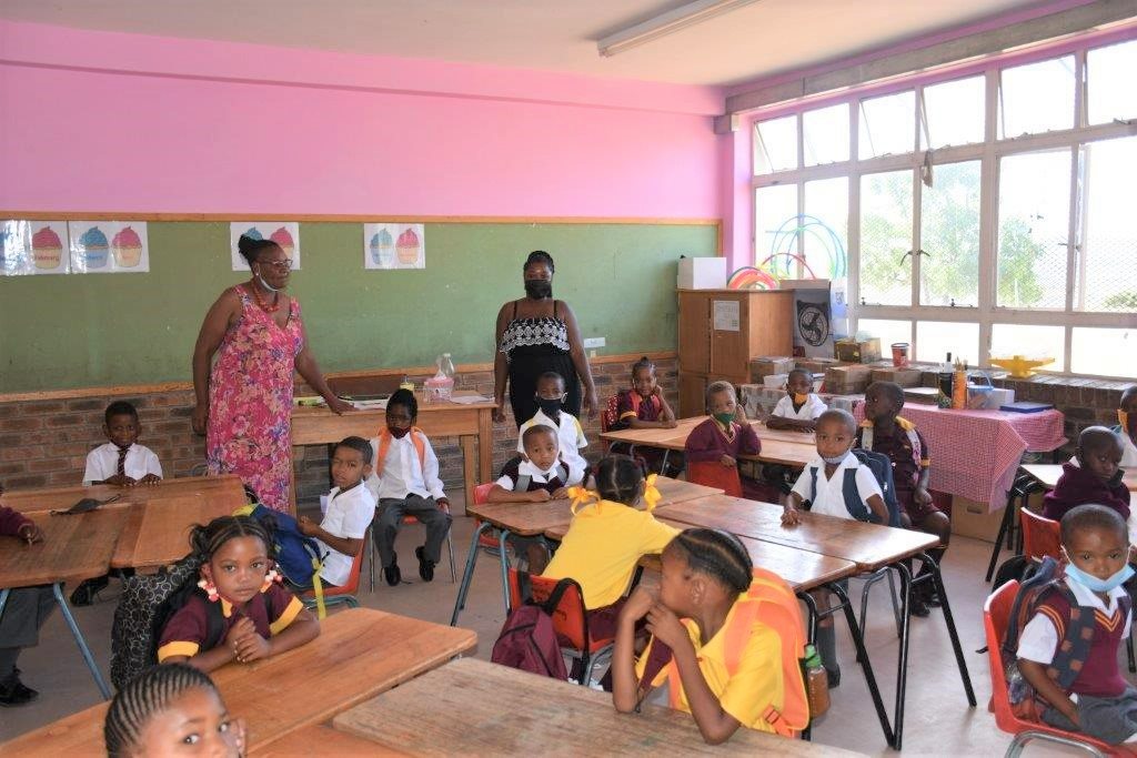 Grade 1's first day at Bongolethu Primary Oudtshoorn Courant