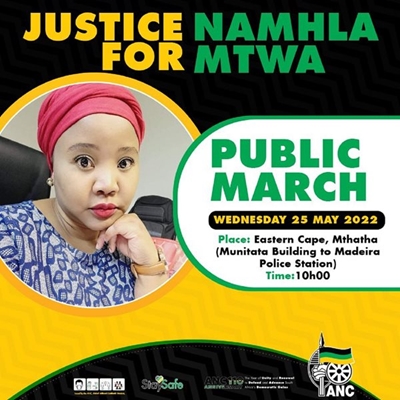 GBVF: Stop marching and do something about it, civil society body tells ANC