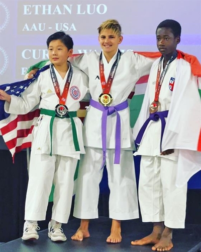 Karate ace continues success in the US