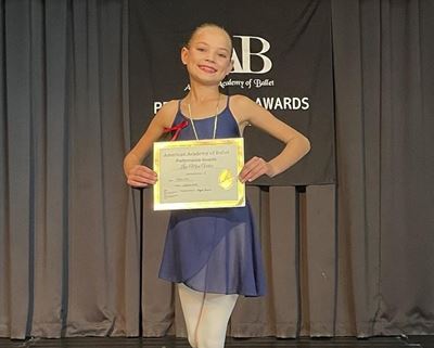 A pirouette for ballet pupils