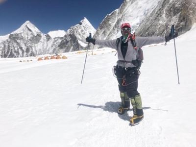 Saray Khumalo safe at Everest base camp after epic trek