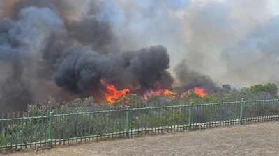 ‘Die vuur was om ons, en toe draai die wind’