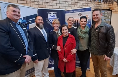 School hosts business networking function