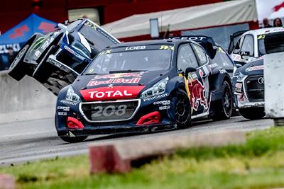Double podium for Team Peugeot Total in WRX