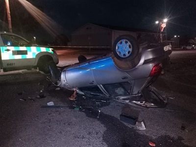 Twee mans in hospitaal na kaping skeefloop