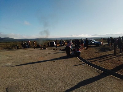 Onrus op R329 tussen Willowmore en Steytlerville