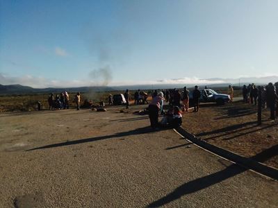 Onrus op R329 tussen Willowmore en Steytlerville