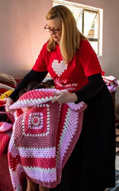 A blanket donation