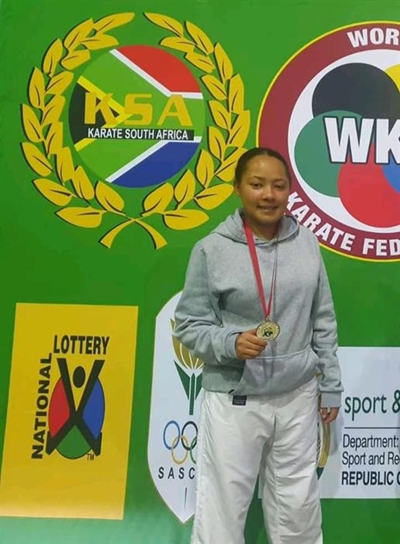 Adams is national karate champion