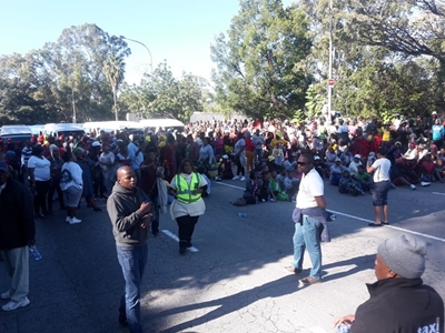 Update: Taxi march in Knysna
